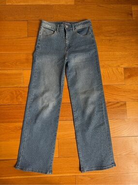 Sparkly Rhinestone Blue Jeans